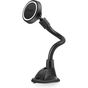 Powerful Magnetic Car Phone Holder with Strong Suction Cup,Magnetic Mobile Phone Holder,Windscreen Mount/Dashboard Compatible with GPS/Universal Smartphone-iPhone 14/13 - Neuf