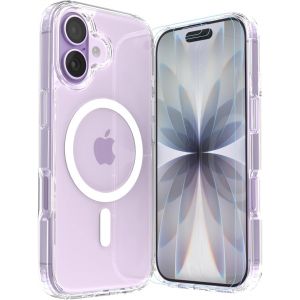 LUNOVATE 3 en 1 Coque pour iPhone 17 avec 2 Film de Protection Coque de Protection Antichoc Magn&eacute;tique Transparent pour iPhone 17 - Transparente - Neuf