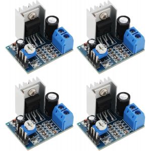 KALANKA-4 Pièces Module d'amplificateur Audio de Puissance TDA2030A 6-12V 18W Carte d'amplificateur de Puissance pour Alimentation CC Système Audio Haut-parleurs à Monter Soi-même - Neuf