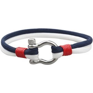 Kalanka-Bracelet Nautique Manille En Acier | Homme Et Femme | Cuir D'acier Inoxydable - Neuf