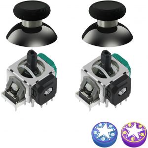 GuliKit TMR &Eacute;lectromagn&eacute;tique Joysticks pour Manette Xbox Series X/S,Stick Accessoires de Rechange pour Manette Xbox Series X/S,Capuchons de Joysticks Inclus - Neuf