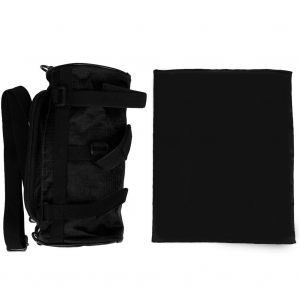 Sacoche De Telephone Pour Guidon De Velo, Pochette De Rangement Multifonctionnelle A Suspendre A L'avant, Noire - Neuf