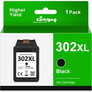 Lot de 302 Cartouche d'encre reconditionnées pour 302 Noir pour Envy 4525 Compatible avec OfficeJet 3831 5230 pour DeskJet 3630 3636 pour Envy 4520 4527 - Neuf
