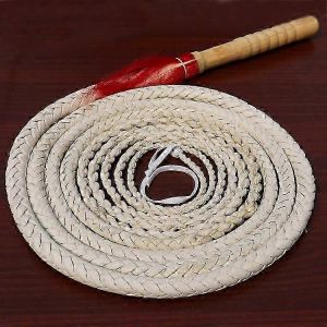 Fouet En Cuir Veritable Tresse Pour Le Travail Du Betail, Le Sport Et Le Fitness | Design Durable Et Artisanal - Neuf