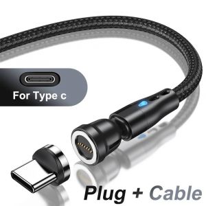 Aufu 5a C&acirc;ble De Charge Rapide Magn&eacute;tique C&acirc;ble Usb Type C Pour Iphone 15 Samsung Huawei Xiaomi C&acirc;ble De Chargeur Magn&eacute;tique C&acirc;ble Usb 2m.Black For Type-C.1m - Neuf