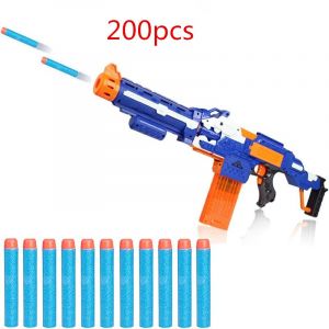200pcs Fl&eacute;chettes Pour Pistolets Nerf Fortnite, 7,2cm Balles Pour N-Strike Elite, Fl&egrave;che Munition Accessoire Bullet Recharge - Neuf