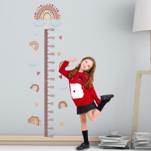 Toise Murale Enfant Stickers - Aqsacokiya - Autocollant Mural Auto-Adh&eacute;sif -Toise De Croissance Mesure De La Hauteur Pour Enfant - Neuf