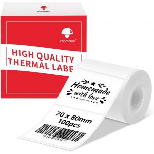 D'éTiquettes M110/M221,2.75 ""X 3.15"" (70x80 mm) Papier Pour éTiquettes Thermiques Pour Imprimantes D'éTiquettes M110/M221/M120/M200/M220,éTiquette Thermique - Neuf
