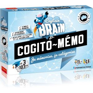 Eryi-Captain Brain - Cogito Memo - Je Memorise, Je Categorise - 3/6 Ans - Neuf
