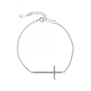 Bracelet Croix Pour Femmes Bracelets Ajustables En Argent - Neuf