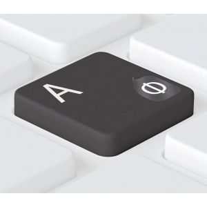 5x6mm-Russian-Ukrainian Universal Stickers for PC/Laptop and & MacBook Keyboards,Transparent with Matte Protective Varnish,Color White|Russian Keyboard Stickers - Neuf