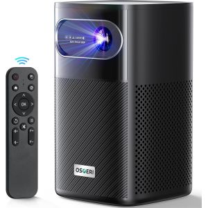 Mini Projecteur Portable 1080P, 400 Lumens Ansi Videoprojecteur Wifi, Dlp Projecteur En Charge 4K Avec 2&times;10W Haut-Parleurs, Projecteur Rechargeable Avec Mise Au Point Automatique - Neuf