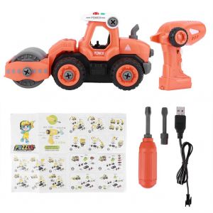 Voiture Telecommandee 2,4 Ghz Pour Enfant, Jouet Electrique Avec Lumiere, Diy - Neuf