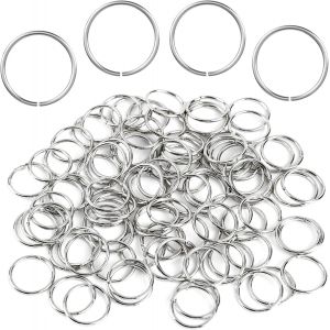 Mevronisshop-Lot De 100 Anneaux Ouverts En Acier Inoxydable De 12 Mm Pour Porte-Cl&eacute;s, Collier, Bracelet, Boucles D'oreilles, Pendentif, Fabrication De Bijoux Faits Maison - Neuf