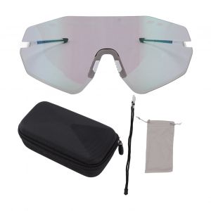 Lunettes De Soleil De Cyclisme Polarisees, Monture Tr90, Pour Le Baseball, La Course, La Peche, Le Golf, Blanc Et Vert - Neuf