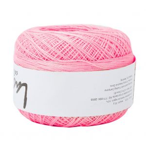 Dentelle Fine En Coton Crochete A La Main, Soie D'ete Legere (6613 Rose) - Neuf