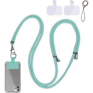 Tour De Cou Telephone Portable,Cordon Telephone Portable,Collier Telephone Portable,1.5M Cordon Pour Telephone Portable,Laniere Telephone Amovible Réglable Compatibles Plupart Smar[CAR781809] - Neuf
