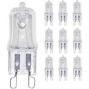SJZG-Yflifangting Ampoule De Four G9 Haute Temp&eacute;rature, Lumi&egrave;re De Cuiseur Vapeur 25W 28W 40W 60W 10 Pi&egrave;ces (Color : 40W) - Neuf