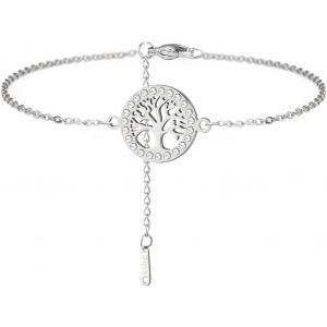 Eryi-Bracelet Arbre De Vie Pour Femmes Bracelet Arbre De La Famille Bracelet Corde Bracelet Corde Tressé Fait À La Main Bracelet Réglable Bijoux Délicats - Neuf