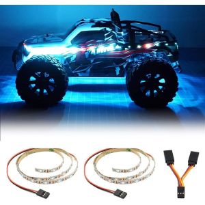 KAL-Bande Lumineuse Led Pour Avion À Aile Fixe Rc Avion Avion Aile Ar Wing Drone Modèle Voiture Camion (Bleu Glacier) - Neuf