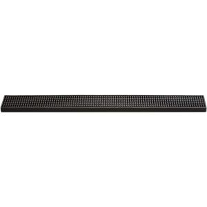 Sjzg-- Tapis De Bar 52 X 8 Cm, H : 1 Cm - Tapis De S&eacute;chage Pour Vaisselle Et Verres - Tapis En Plastique Noir - Neuf