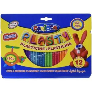 Carioca 12 b&acirc;tons de p&acirc;te &agrave; modeler (A35466910) dans coffret carton - Neuf
