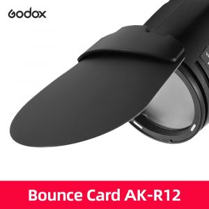 godox AK-R1 S-R2,porte de grange,Snoot,filtre de couleur,réflecteur,nid d'abeille,kits de boules de diffuseur pour tête de flash godox AD200 H200R V1 - Type AK-R12 #B - Neuf