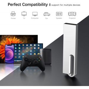 Clé USB 2.0 8 Go en Métal avec Porte-clés Lot de 5 Étanche Jump Drive Memory Sticks pour Ordinateur/Ordinateur Portable Sauvegarde de Stockage (Argent) - Neuf