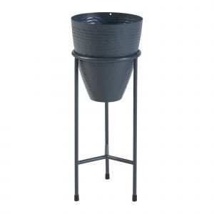 Porte-Plantes Style Intemportel Support 41 X 16 Cm Noir Helloshop26 03_0010358 - Neuf