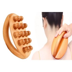 Brosse De Massage En Bois Pour Le Corps, Pour Soulager Les Douleurs Musculaires Et R&eacute;duire La Cellulite. - Neuf