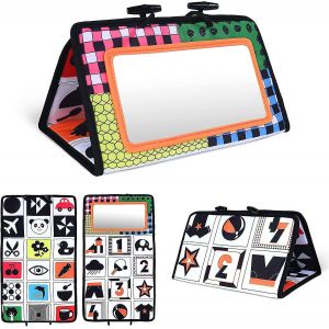 Miroir, Acsergery B&eacute;b&eacute; Miroir Noir Et Blanc Jouets Sensoriels Activit&eacute; - Neuf