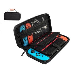 Protection Etui En Eva Anti-Choc Avec 20 Poches Pour Nintendo Switch Console Cartes De Jeu Étui De Transport Jeux Accessoires Housse Pochette Boîte De Rangement Housse Rigide - Neuf