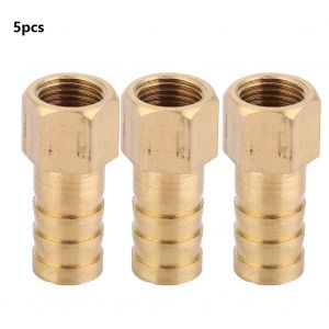Raccord de tuyau en laiton, queue cannelee de 10 mm, filetage femelle BSP 1/8"", 1/4"", 1/2"", 3/8"", 3/4"" (1/8"") - Neuf