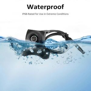 Camera de recul sans fil, vision nocturne 720p, etanche, Wi-Fi, pour voiture, camping-car, camping-car, iOS et Android - Neuf