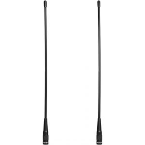 RHD771 Talkie Walkie Antenne SMA-M Double Bande VHF/UHF Gain Élevé Compatible avec Talkie Walkie RT1 RT3 RT3S RT81 RT82 RT83 RT87 RT50 Baofeng UV-3R YAESU WOUXUN TYT TONGFA(2 Pcs) - Neuf