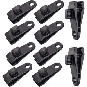 Lot De 10 Pinces Pour Bâche, Tente, Auvent, Camping - Neuf