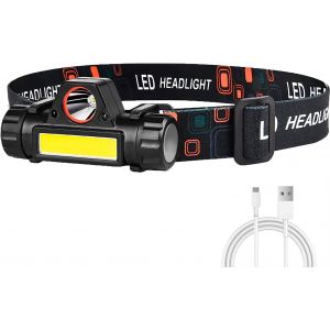 Lampe Frontale Led Rechargeable|Lampe Frontale Puissante|Frontale Led Rechargeable|Lampe Frontale Enfant|Lampe Frontale Rechargeable|Lampe Torche Frontale|Lampe Frontal - Neuf