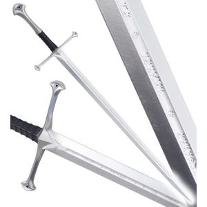 Le Seigneur Des Anneaux Epee En Mousse 105cm Anduril Lame Mousse Aragorn - Neuf