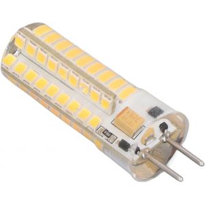 6 Pièces 7W AC DC12V LED Ampoule GY6.35 Support de Lampe 700lm 72 LED 360 Degrés LED Ampoule de Maïs pour Lampes Suspendues Plafonniers (Lumière chaude) - Neuf