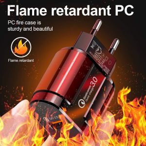 Chargeur Secteur Usb &Agrave; Charge Rapide,2,4 A ,5 V,Avec 2 Ports Usb,Pour Smartphone,Tablette,Ios,Android,Noir - Neuf