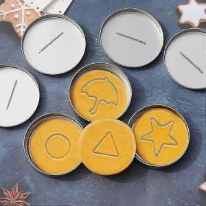 24 pcs calmar emporte-pi&egrave;ce jeu ensemble,avec bo&icirc;te en fer blanc et aiguille - Neuf