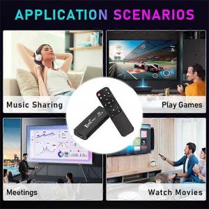 TV98 TV STICK Android12.1 2.4G 5G WiFi Android Smart TV BOX 4K 60Fps Set Top Box - Neuf