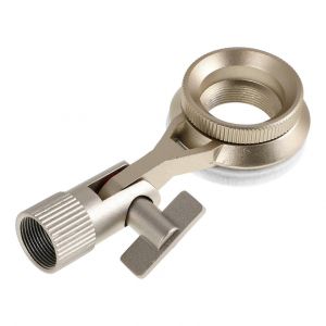 Accessoires antichoc pour pied de microphone, support universel a pince, bras de fixation pour bureau, fer, argent - Neuf