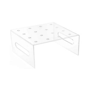 G&acirc;teau 16 Trous G&acirc;teau Pr&eacute;sentoir, Acrylique Clair Sucette Stand Stand Affichage Pour Mariages Anniversaire - Neuf