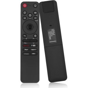 MEVRONISSHOP-AKB76046603 T&eacute;l&eacute;commande Universelle de Rechange pour LG- Compatible avec Les t&eacute;l&eacute;viseurs LG AI Magic Remote Control OLED QNED UHD LED LCD (MR25GA) pour mod&egrave;les 2025 avec syst&egrave;me webOS - Neuf
