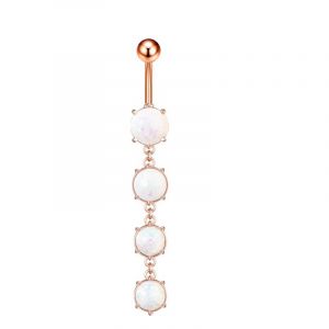3pcs Anneau De Nombril Lettre Nombril Clou Zircon Pendentif Nombril Boucle Chaîne Danse Du Ventre Bijoux-Pendentif Goutte D'eau En Argent - Neuf