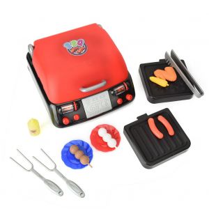 Barbecue Portable Pour Enfants, Jeu De Role, Jouet D'exterieur (Rouge) - Neuf