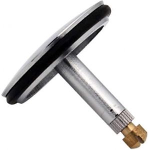 Bouchon de baignoire reglable de remplacement pour evier avec tige de 8 mm et couvercle de 43,5 mm de diametre (argent) Scrollsqy - Neuf