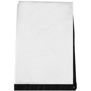 JUTT-60 Pouces / 72 Pouces / 84 Pouces / 100 Pouces 4: 3 Rideau De Projecteur En Tissu De Polyester Synth&eacute;tique Pliable Pour &Eacute;cran De Projection Pour Cin&eacute;ma Maison Ext&eacute;rieur Int&eacute;rieur, Portable (72 P - Neuf