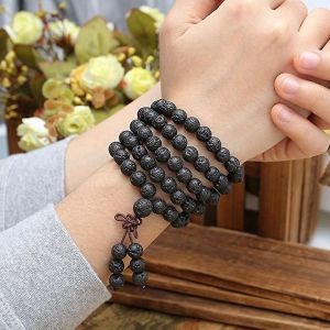 108 Perles Collier Bouddhiste Bracelet Bouddhiste Bijoux Religieux Pour Les Familles - Neuf